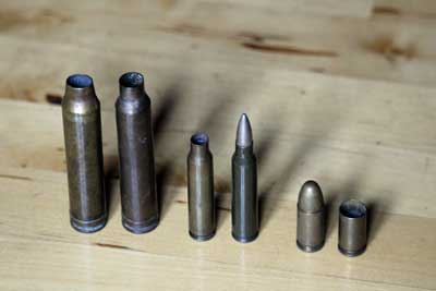 Cartridge case 5.56mm on concrete 4