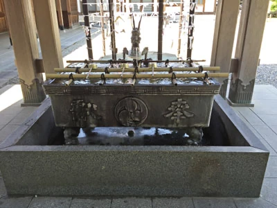 Fountain of a Japanese temple