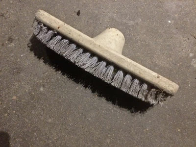 Brush on concrete