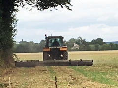 Tractor and rollers