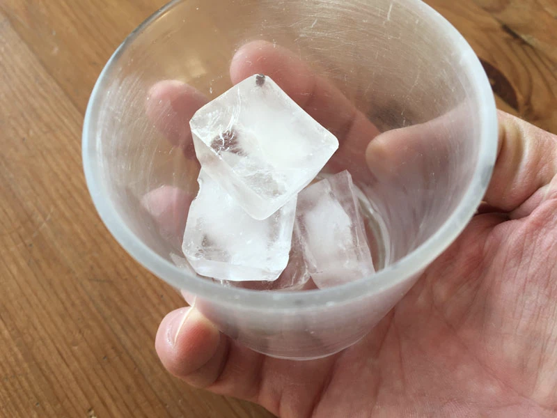 Ice cubes in a glass 1
