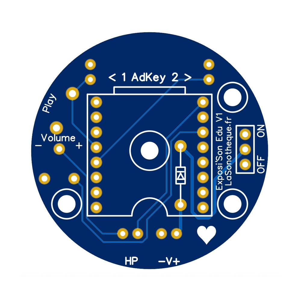 Petit lecteur audio Exposi'Son en kit, pour Education, photo 2
