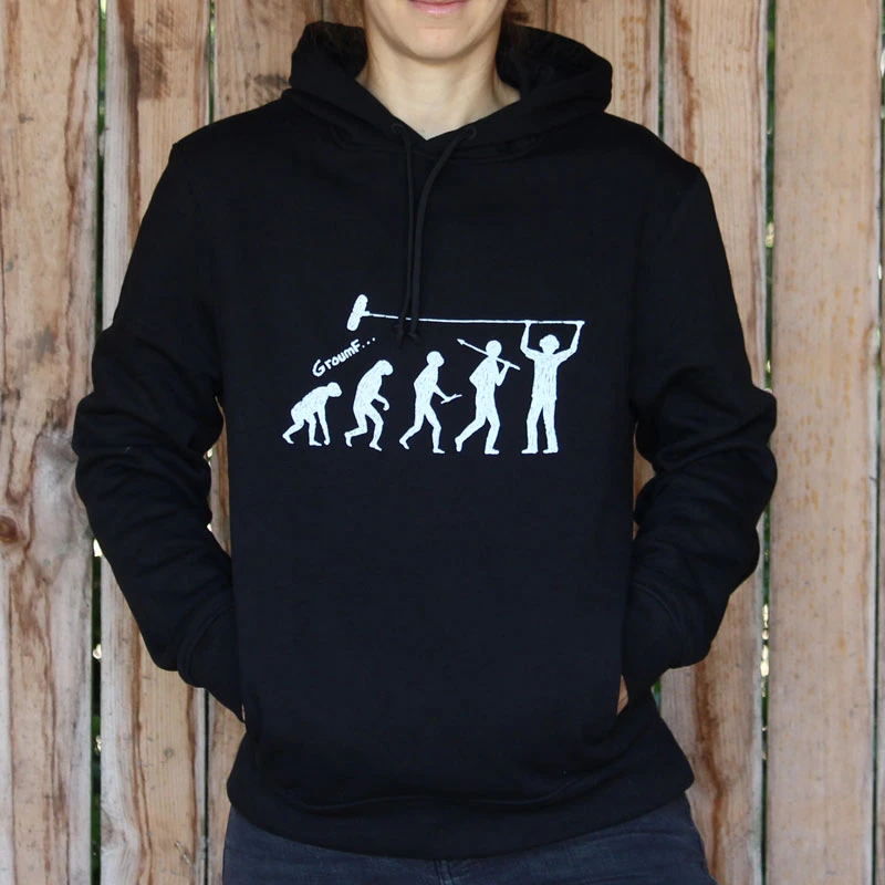 Sweatshirt en coton, avec un dessin sonore imprimé