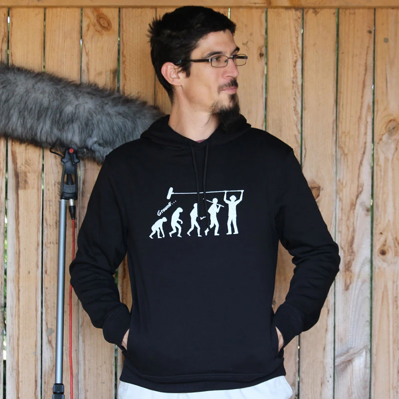 Sweatshirt en coton, avec un dessin sonore imprimé, photo 4