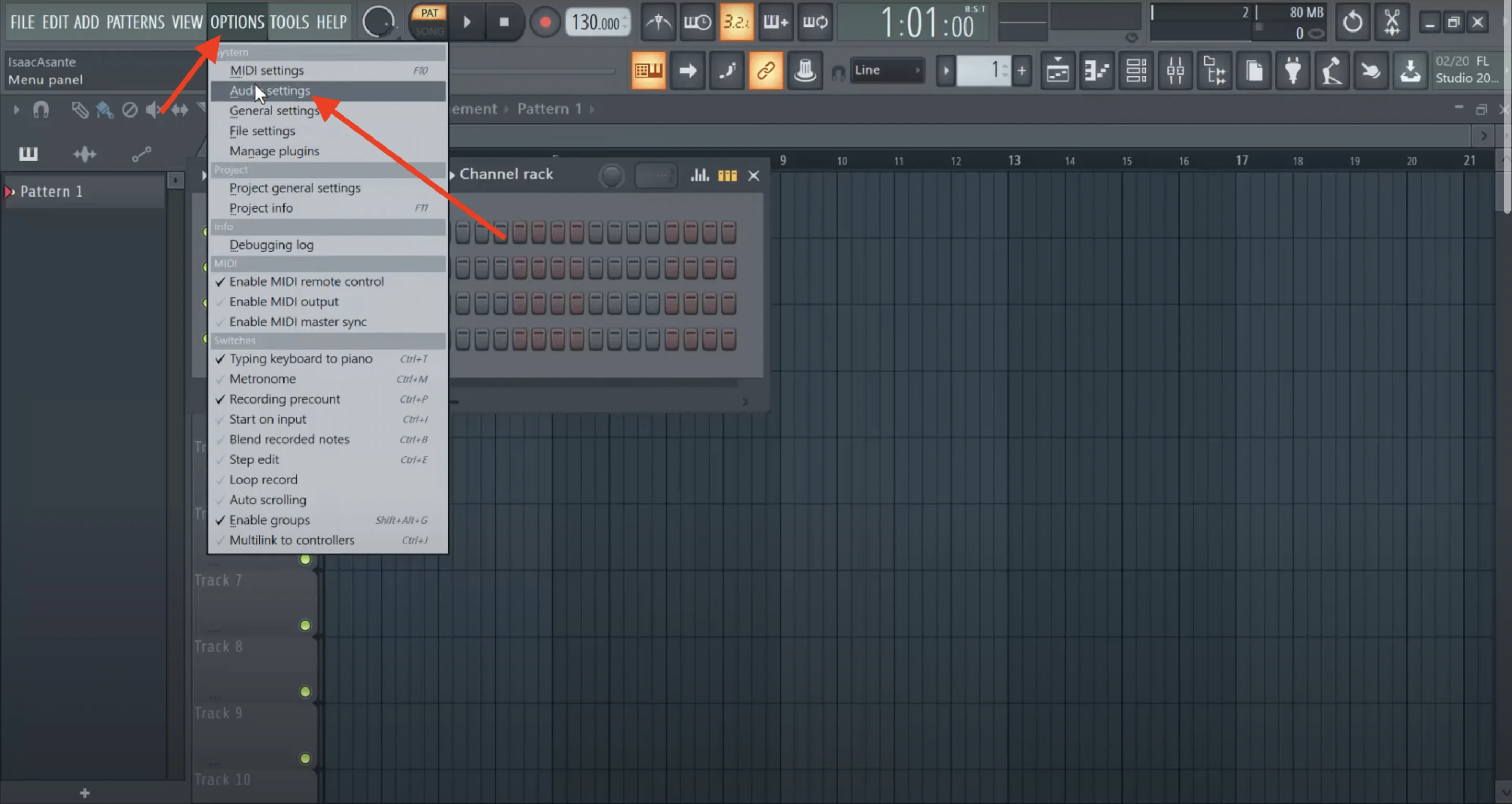 Audio Settings