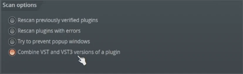 Scan Options