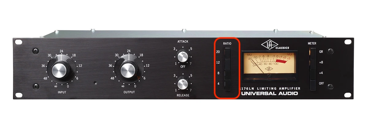 1176 Audio Compressor 3 - Ratio