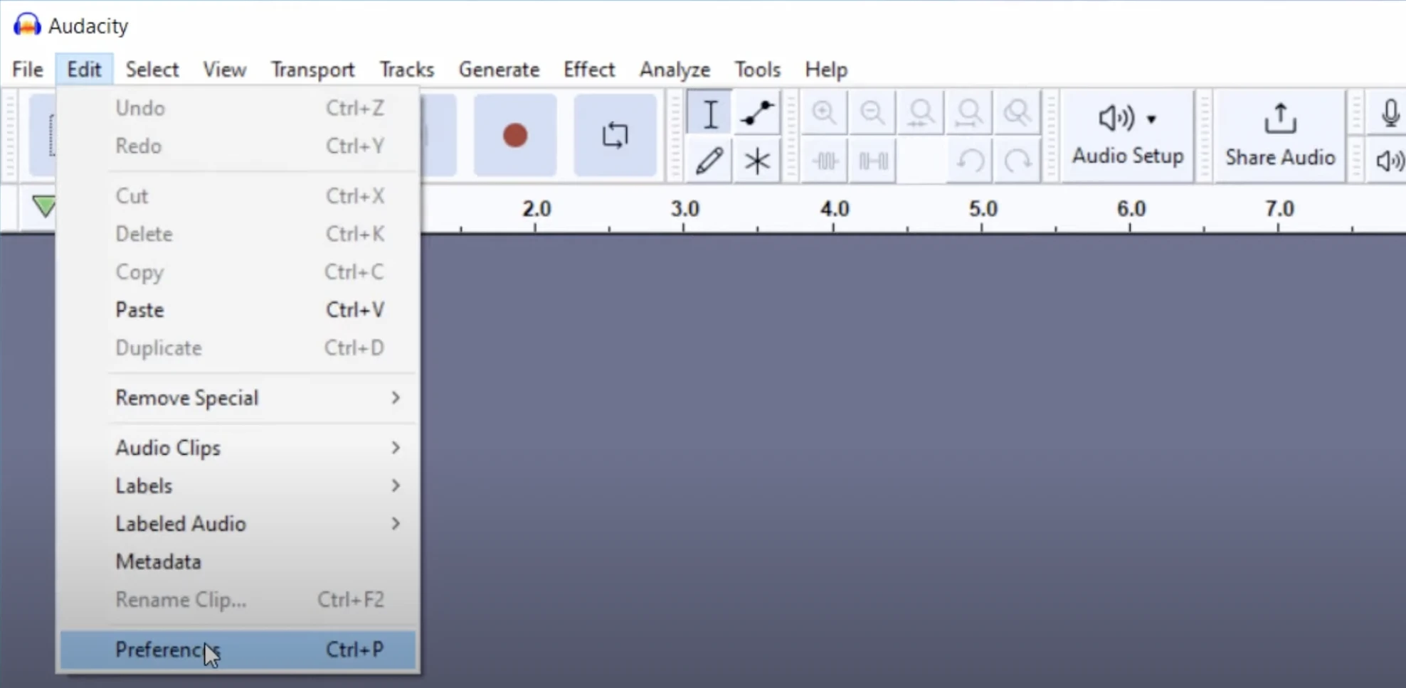 Windows Preferences