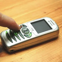 Mobile phone with keys