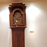 Longcase pendulum clock