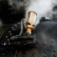 Steam locomotive whistle