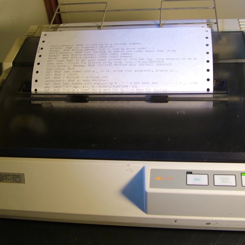 Matrix printer