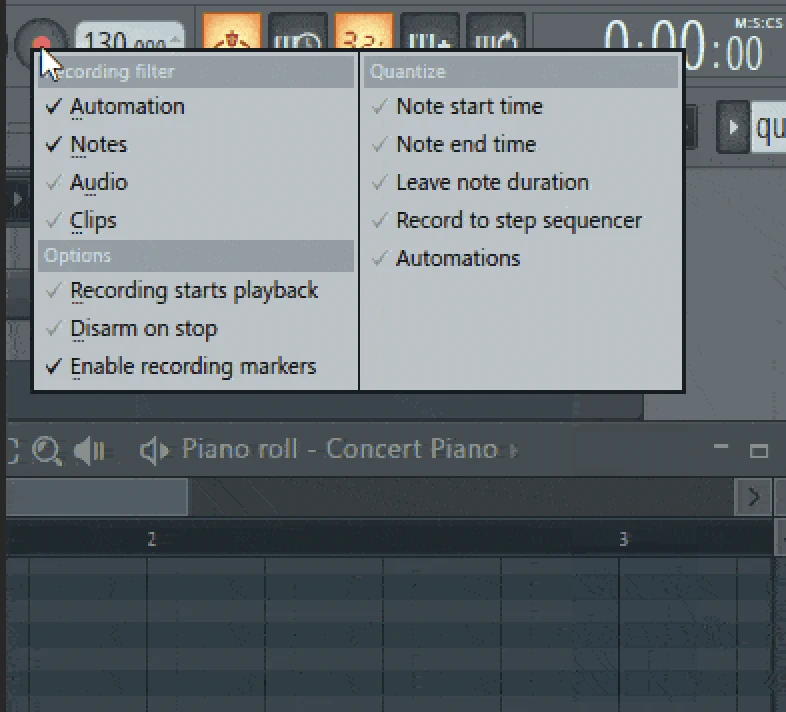 Step 1.2 input quantisation